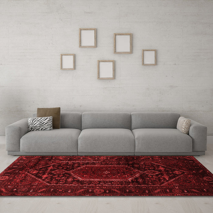 Traditional Red Washable Rugs