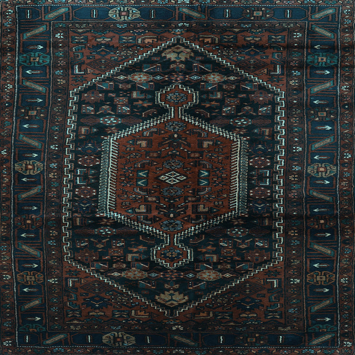 Square Persian Light Blue Traditional Rug, tr3092lblu