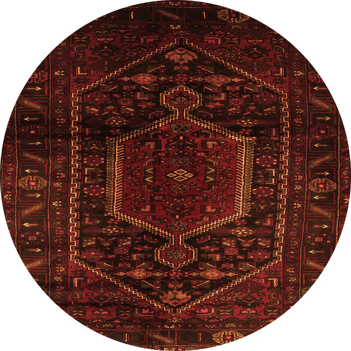 Machine Washable Persian Orange Traditional Area Rugs, wshtr3092org