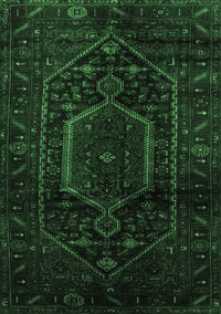 Persian Emerald Green Traditional Rug, tr3092emgrn