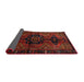 Sideview of Traditional Crimson Red Persian Rug, tr3093