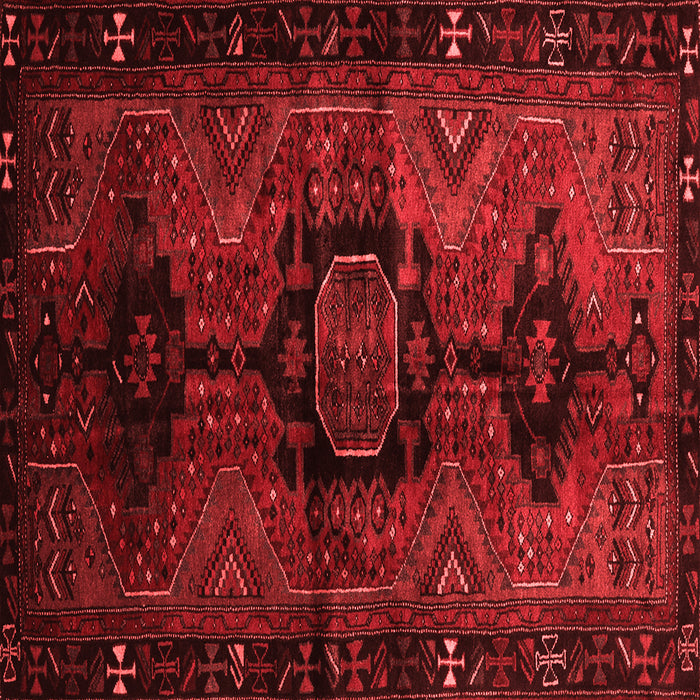 Machine Washable Persian Red Traditional Rug, wshtr3093red
