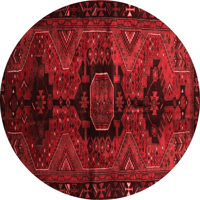 Machine Washable Persian Red Traditional Rug, wshtr3093red