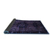 Sideview of Persian Blue Traditional Rug, tr3093blu