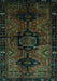 Persian Turquoise Traditional Rug, tr3093turq