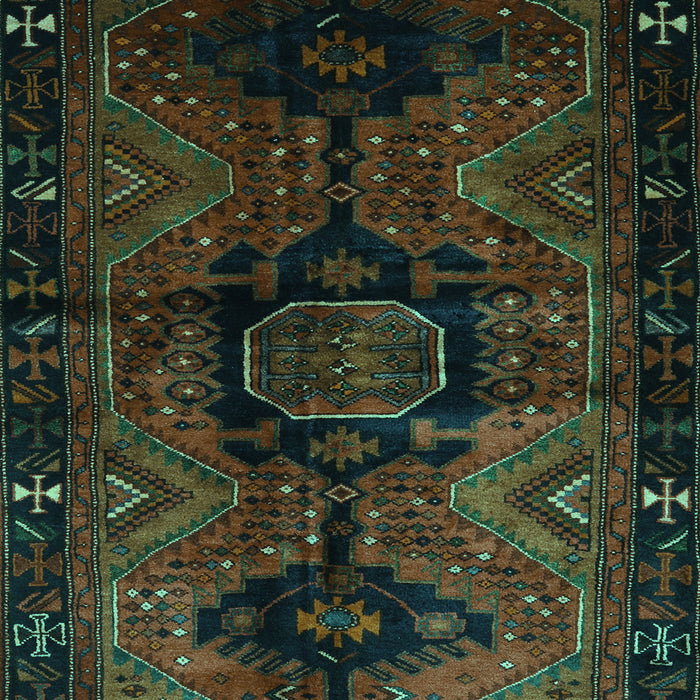 Persian Turquoise Traditional Rug, tr3093turq