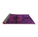Sideview of Persian Purple Traditional Rug, tr3094pur