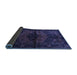 Sideview of Persian Blue Traditional Rug, tr3094blu