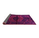 Sideview of Persian Pink Traditional Rug, tr3094pnk