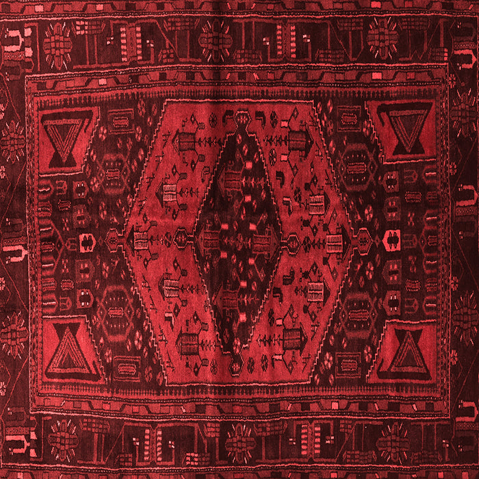 Machine Washable Persian Red Traditional Rug, wshtr3094red