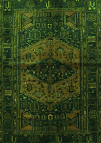 Persian Green Traditional Rug, tr3094grn