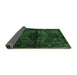 Sideview of Persian Emerald Green Traditional Rug, tr3094emgrn