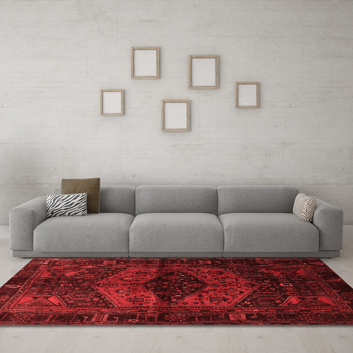 Traditional Red Washable Rugs
