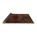 Sideview of Persian Brown Traditional Rug, tr3094brn
