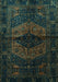 Persian Turquoise Traditional Rug, tr3094turq