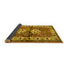 Sideview of Persian Yellow Traditional Rug, tr3095yw