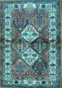 Persian Light Blue Traditional Rug, tr3095lblu