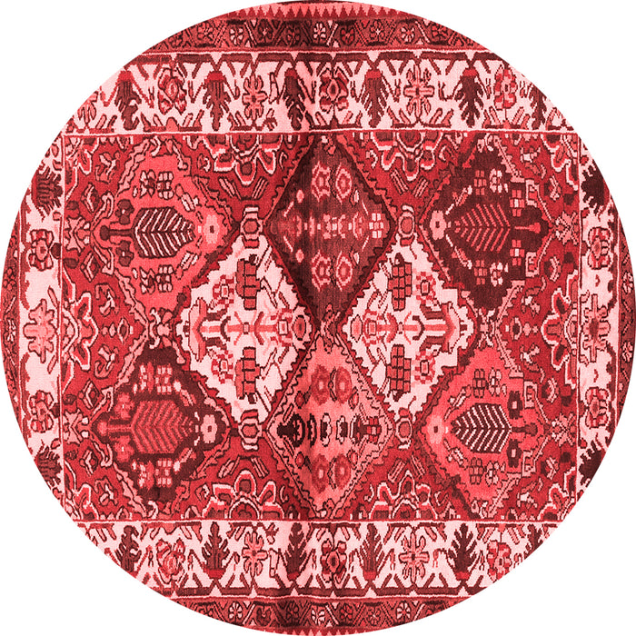 Machine Washable Persian Red Traditional Rug, wshtr3095red