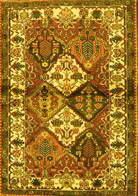 Persian Yellow Traditional Rug, tr3095yw