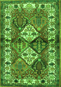 Persian Green Traditional Rug, tr3095grn