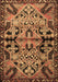 Machine Washable Persian Brown Traditional Rug, wshtr3096brn