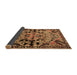 Sideview of Persian Brown Traditional Rug, tr3096brn