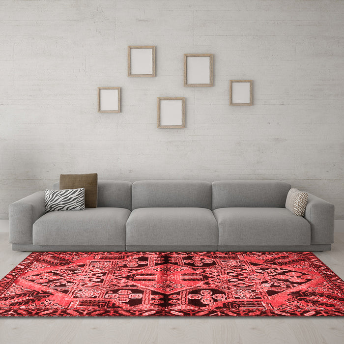 Traditional Red Washable Rugs