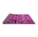 Sideview of Persian Pink Traditional Rug, tr3096pnk