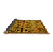 Sideview of Persian Yellow Traditional Rug, tr3096yw