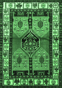 Persian Emerald Green Traditional Rug, tr3097emgrn