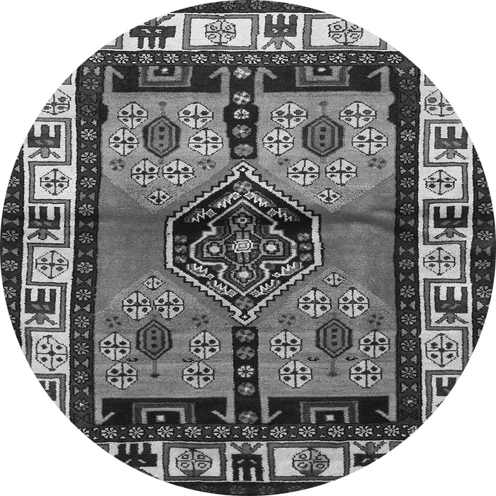 Square Persian Gray Traditional Rug, tr3097gry