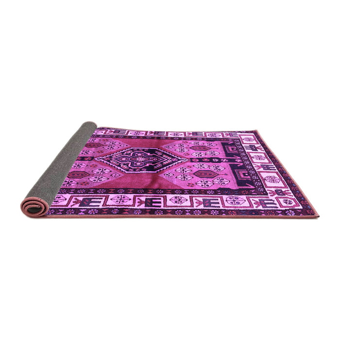 Sideview of Persian Purple Traditional Rug, tr3097pur
