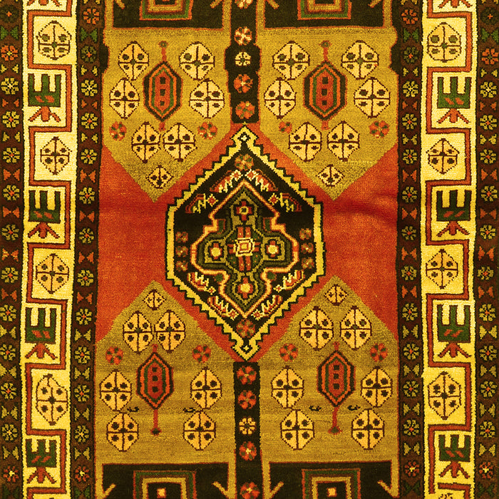 Persian Yellow Traditional Rug, tr3097yw