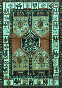 Persian Turquoise Traditional Rug, tr3097turq