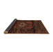 Sideview of Persian Brown Traditional Rug, tr3098brn