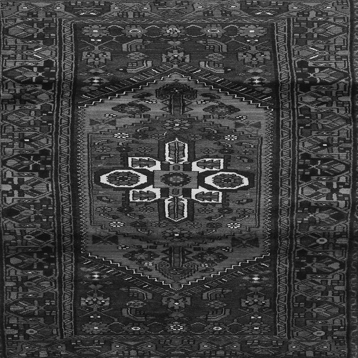 Serging Thickness of Persian Gray Traditional Rug, tr3098gry