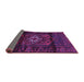 Sideview of Persian Purple Traditional Rug, tr3098pur