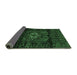 Sideview of Persian Emerald Green Traditional Rug, tr3098emgrn