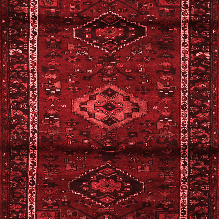 Machine Washable Persian Red Traditional Rug, wshtr3099red