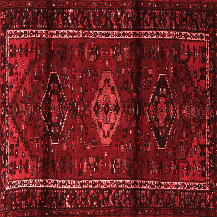 Machine Washable Persian Red Traditional Rug, wshtr3099red
