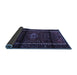 Sideview of Persian Blue Traditional Rug, tr3099blu