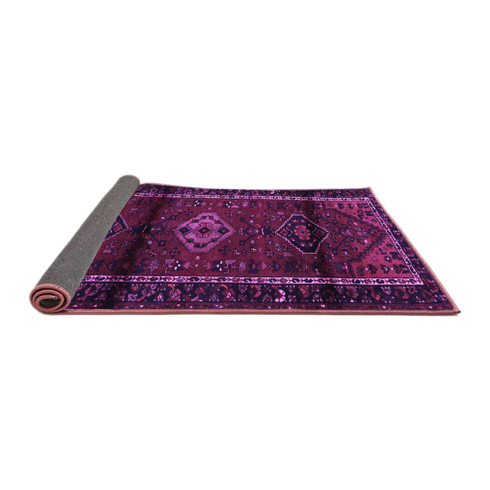 Sideview of Persian Purple Traditional Rug, tr3099pur
