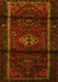 Machine Washable Persian Yellow Traditional Rug, wshtr3099yw