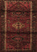 Machine Washable Persian Brown Traditional Rug, wshtr3099brn