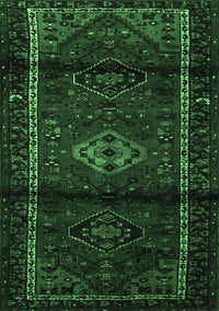 Persian Emerald Green Traditional Rug, tr3099emgrn
