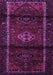 Machine Washable Persian Purple Traditional Area Rugs, wshtr3099pur