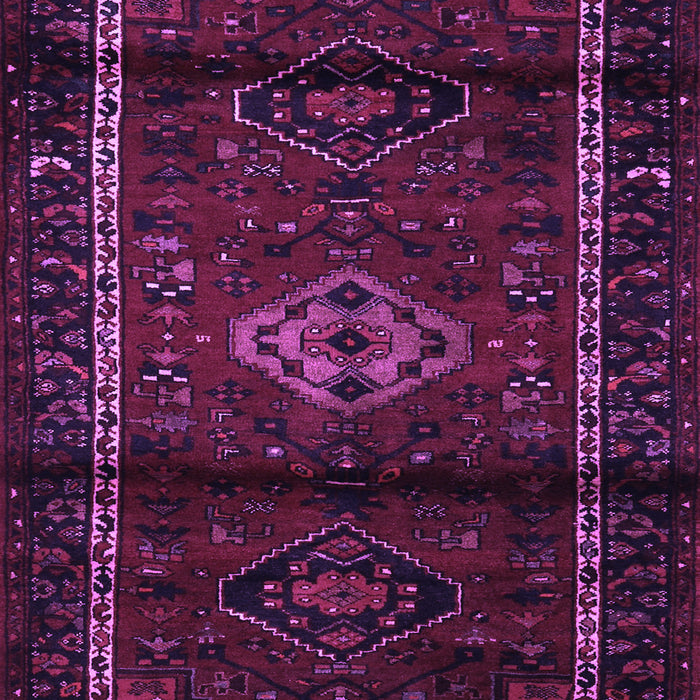 Machine Washable Persian Purple Traditional Area Rugs, wshtr3099pur