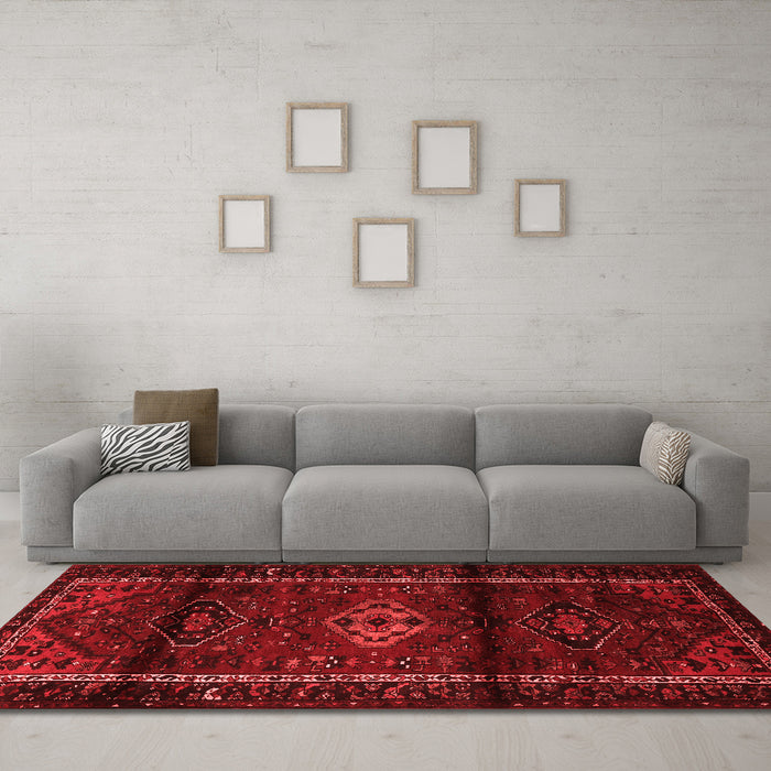 Traditional Red Washable Rugs