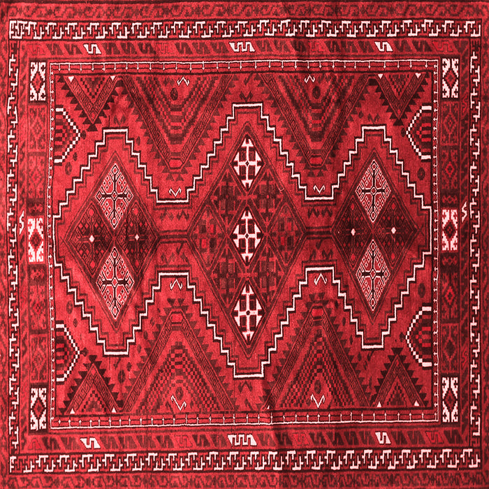 Machine Washable Persian Red Traditional Rug, wshtr309red