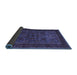 Sideview of Persian Blue Traditional Rug, tr30blu